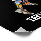 Basketball Player Sports Photo Collage Senior Poster (Hoek)