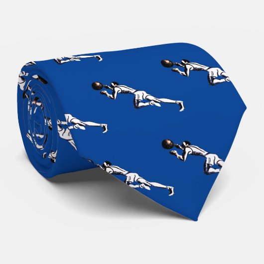 Basketball Player Stropdas (Opgerold)