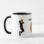 Basketball - Players and Ball Coffee Mok (Links)