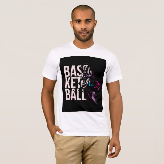 Basketball Point Guard T-shirt (Voorkant volledig)