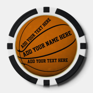 Basketball Poker Chips