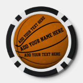 Basketball Pokerchips (Achterkant)