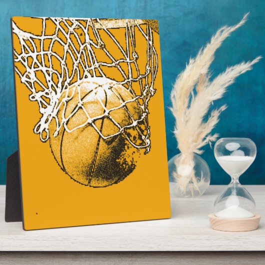 Basketball Pop Art Fotoplaat (Zijkant)