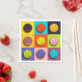 Basketball Pop Art Servet (Insitu)