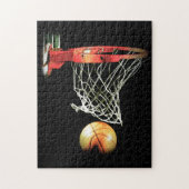 Basketball - Populaire sportkunst Legpuzzel (Verticaal)