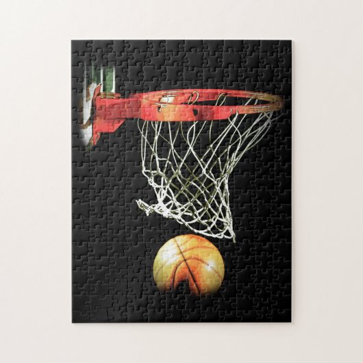 Basketball - Populaire sportkunst Legpuzzel (Verticaal)