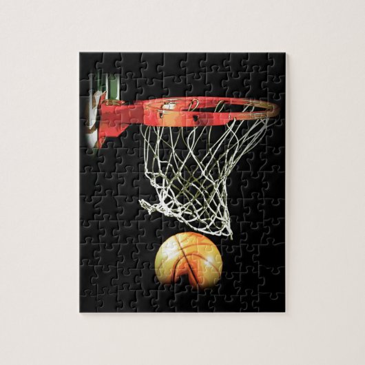 Basketball - Populaire sportkunst Legpuzzel (Verticaal)