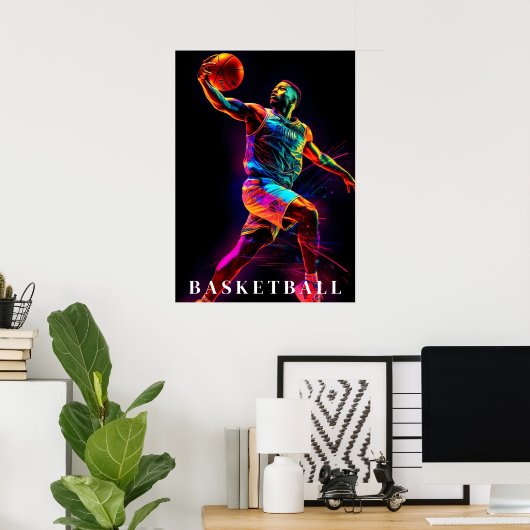 Basketball Poster (Thuiskantoor)