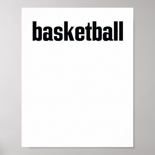 Basketball Poster (Voorkant)