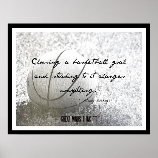 Basketball-Poster met prijsopgave 001 Poster (Voorkant)