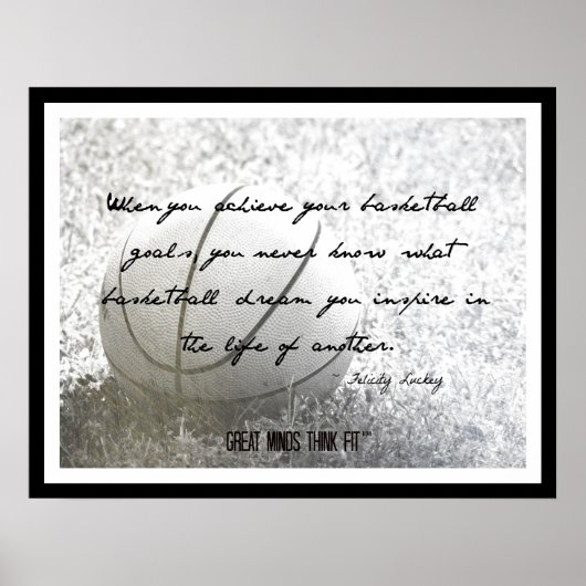 Basketball-Poster met prijsopgave 008 Poster (Voorkant)
