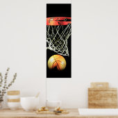 Basketball-Poster Unieke moderne sportkunstwerken Poster (Keuken)