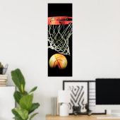 Basketball-Poster Unieke moderne sportkunstwerken Poster (Thuiskantoor)