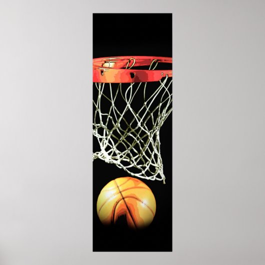 Basketball-Poster Unieke moderne sportkunstwerken Poster (Voorkant)