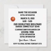 Basketball - Pot Luck - Gathering Uitnodiging (Achterkant)