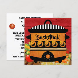 Basketball - Pot Luck - Gathering Uitnodiging
