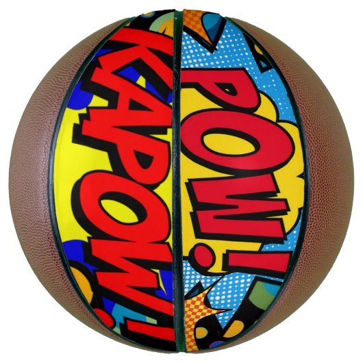 Basketball Pow Kapow Basketbal (Verticaal)