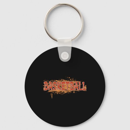 Basketball Premium Sleutelhanger (Voorkant)