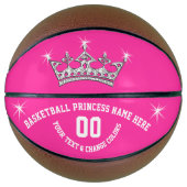 Basketball Princess Personalized Basketball Ball Basketbal (Voorkant)
