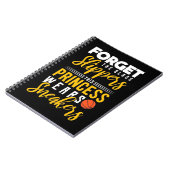 Basketball Princess Wears Sneakers Notitieboek (Linkerzijde)