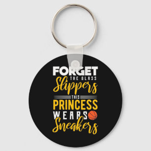 Basketball Princess Wears Sneakers Sleutelhanger