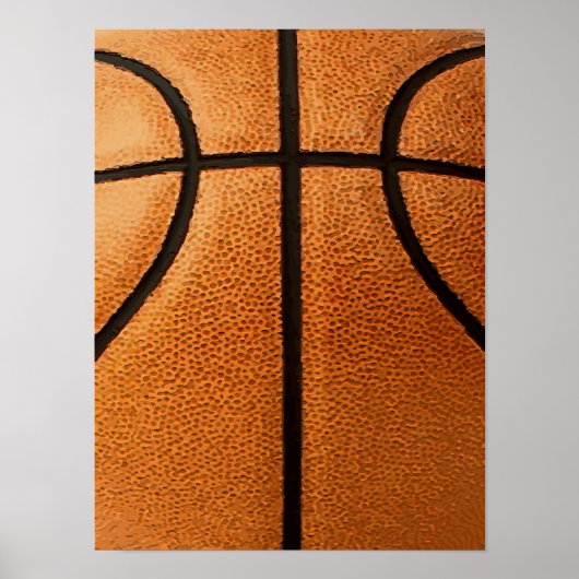 Basketball Print Pattern Achtergrond (Voorkant)