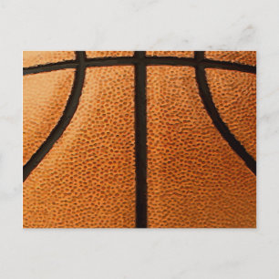 Basketball Print Pattern Achtergrond Briefkaart
