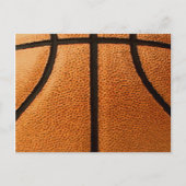 Basketball Print Pattern Achtergrond Briefkaart (Voorkant)