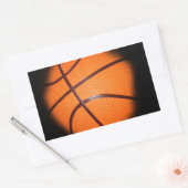 Basketball Rechthoekige Sticker (Envelop)