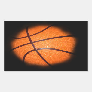 Basketball Rechthoekige Sticker