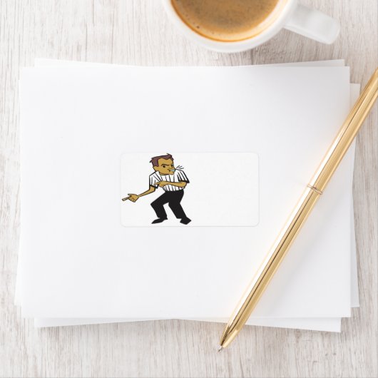 Basketball Referee Etiket (Insitu)