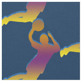 Basketball-regenboogpatroon - Kleur wijzigen Stof