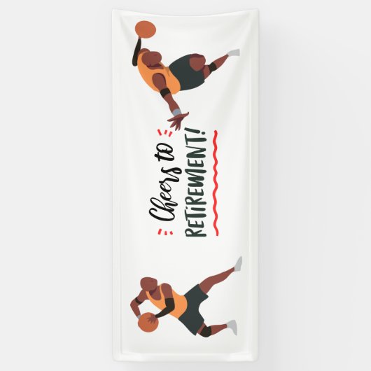 Basketball Retirement for player Party Spandoek (Verticaal)