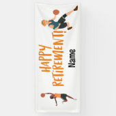 Basketball Retirement for player Party Spandoek (Verticaal)
