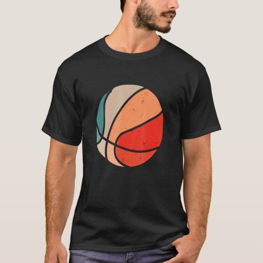 Basketball retro vintage basketball player 1 t-shirt (Voorkant)