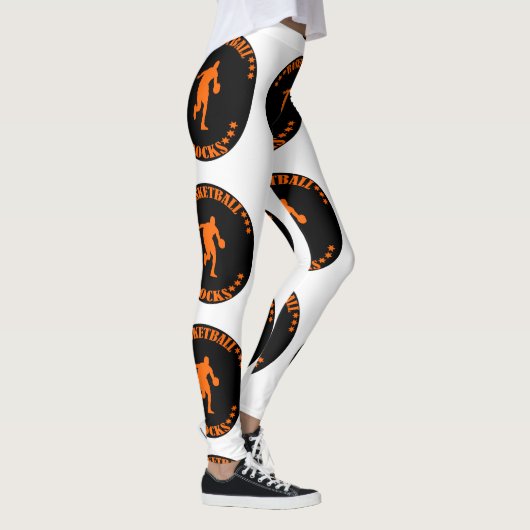 BASKETBALL ROCKS! LEGGINGS (Rechts)