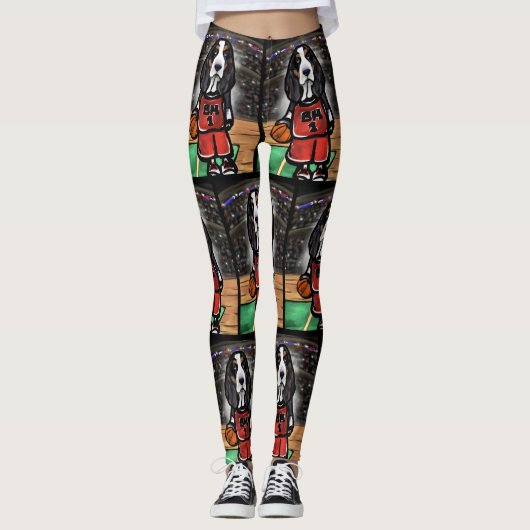 BASKETBALL ROCKS! LEGGINGS (Voorkant)