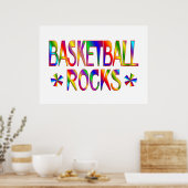 BASKETBALL ROCKS POSTER (Keuken)