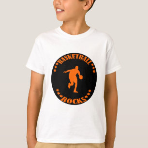 BASKETBALL ROCKS! T-SHIRT