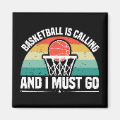 Basketball roept op en ik moet papier maken magneet (Voorkant)
