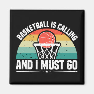 Basketball roept op en ik moet papier maken magneet