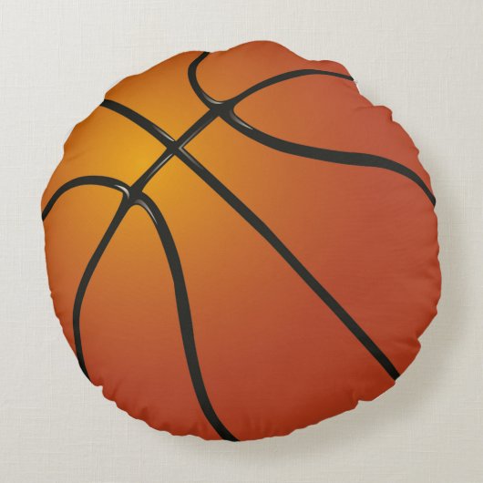 Basketball Rond Kussen (Achterkant)