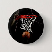 Basketball Ronde Button 5,7 Cm (Voorkant)