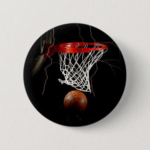 Basketball Ronde Button 5,7 Cm