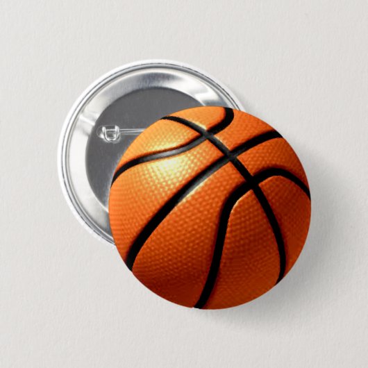 Basketball Ronde Button 5,7 Cm (Voorkant /achterkant)