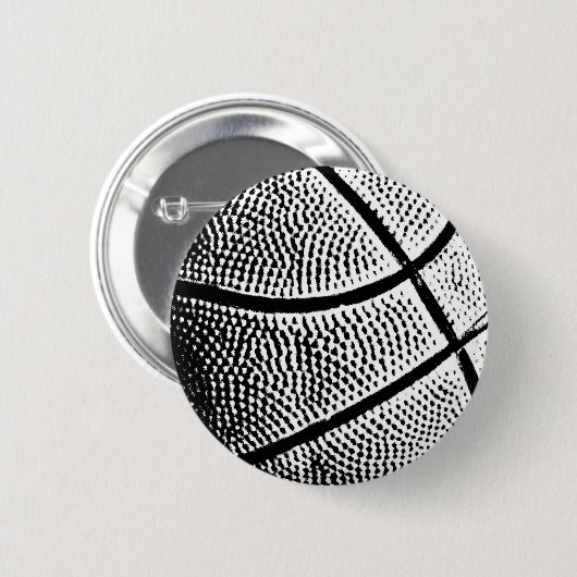 Basketball Ronde Button 5,7 Cm (Voorkant /achterkant)