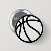 BASKETBALL RONDE BUTTON 5,7 CM (Voorkant /achterkant)