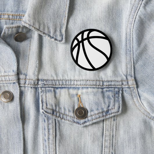 BASKETBALL RONDE BUTTON 5,7 CM (In situ)