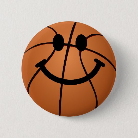 Basketball Ronde Button 5,7 Cm (Voorkant)