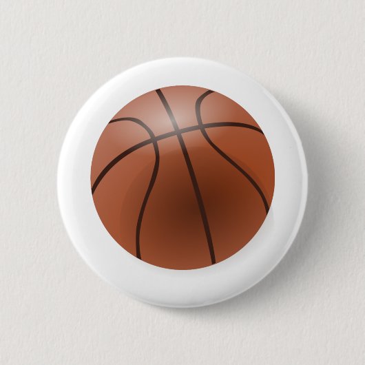 Basketball Ronde Button 5,7 Cm (Voorkant)